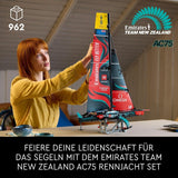 LEGO Technic Emirates Team New Zealand AC75 Racing Yacht Zestaw do budowania żaglówki dla dorosłych Prezent dla mężczyzn i kobiet Kreatywne i relaksujące zajęcia 42174 Zestawy do budowania Besuche w sklepie LEGO