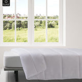 Tural - Kołdra 150 X 220 cm z obróbką Aloe Vera, wypełnienie z włókna 300 G/M², miękka, oddychająca, z certyfikatem Oeko-Tex (biała, łóżko 90 cm) Kołdry i kołdry Naty Shop