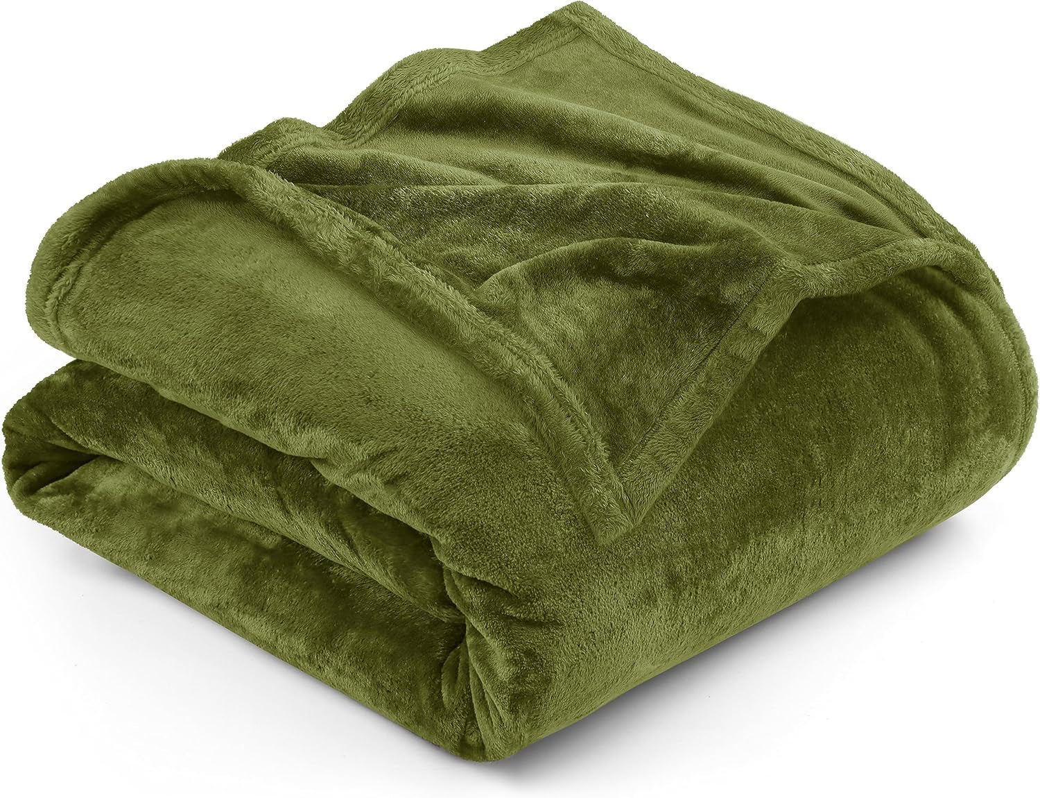 Pościel Utopia Przytulny koc polarowy [228X228 cm, szary] Miękki, lekki, ciepły i puszysty koc Wygodny i oddychający koc na rozkładaną sofę Sofa Łóżka i koce Besuche den Utopia Bedding-Store Olive 228X167 cm