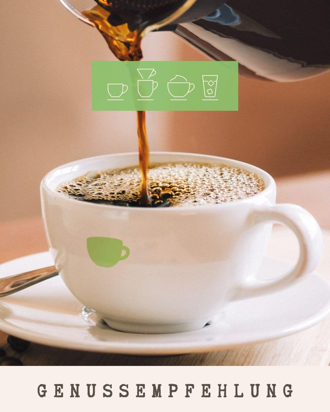 Kawa - Aricha I 100% Arabica I Kawa ziarnista 250g I Idealna do ekspresów automatycznych, kawy filtrowanej i french pressu o aromatach owocowych I Lekko palona