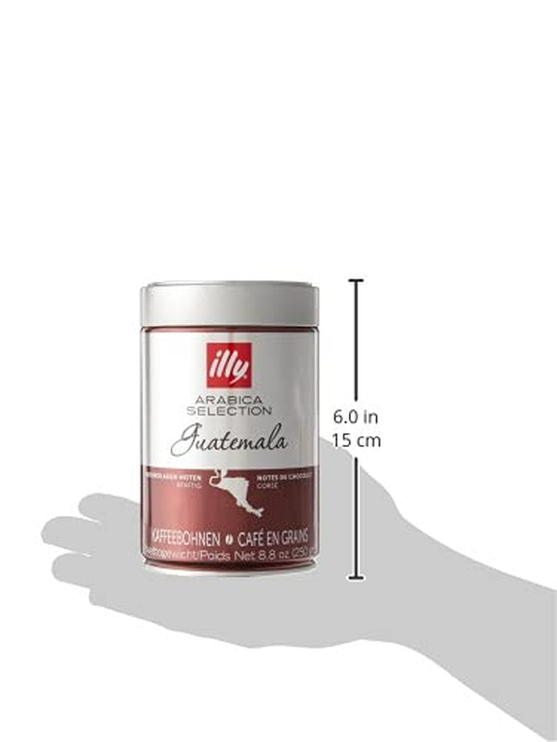 Kawa ziarnista illy, wybór ziaren kawy Arabica, Gwatemala, opakowanie 6 szt. (6 x 250g)