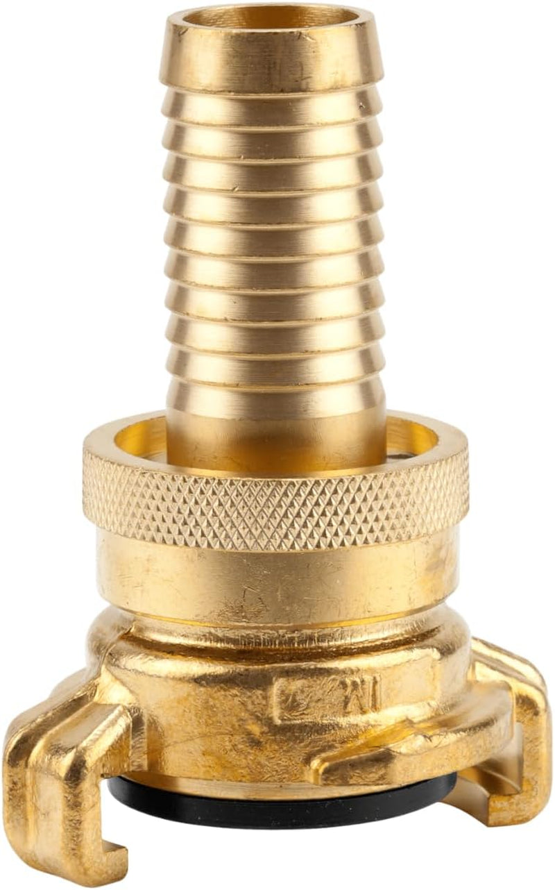 Złączka gwintowana Gardena z mosiądzu: Złącze mosiężne do podłączenia z obu stron, np. do pomp, gwint rurowy 26,5 mm (G 3/4 cala) (7260-20)