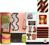 LOL niespodzianka! 570776E7CAZ JK Mini Fashion Doll - 15 niespodzianek, ubrań i akcesoriów - Kolekcje - Neon QT