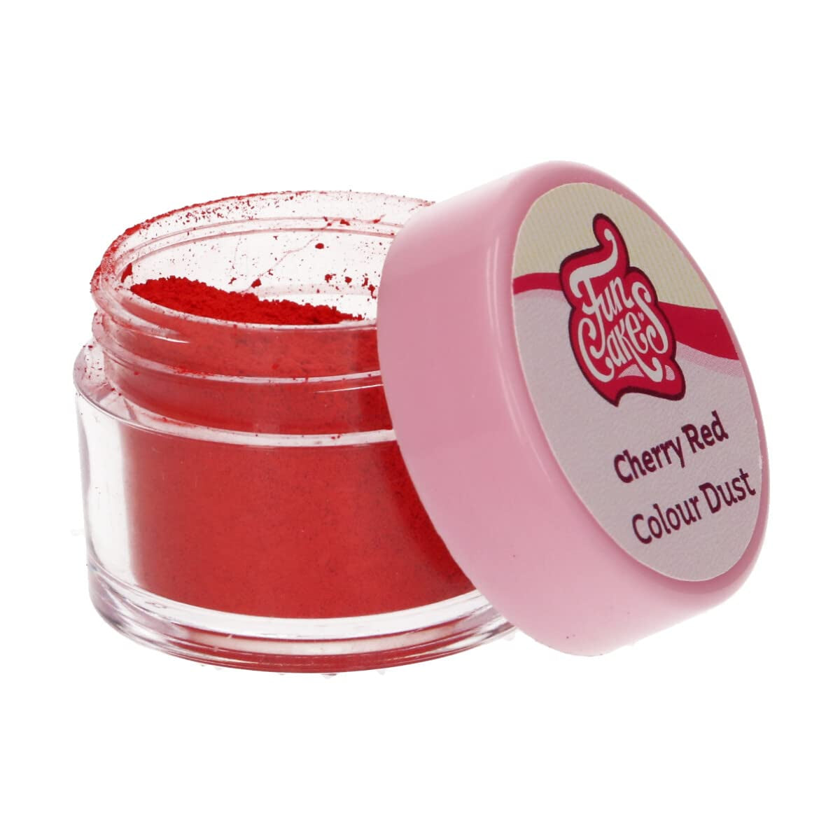 Funcakes Color Dust Cherry Red: Barwnik spożywczy w proszku do dekoracji ciast, z certyfikatem Halal