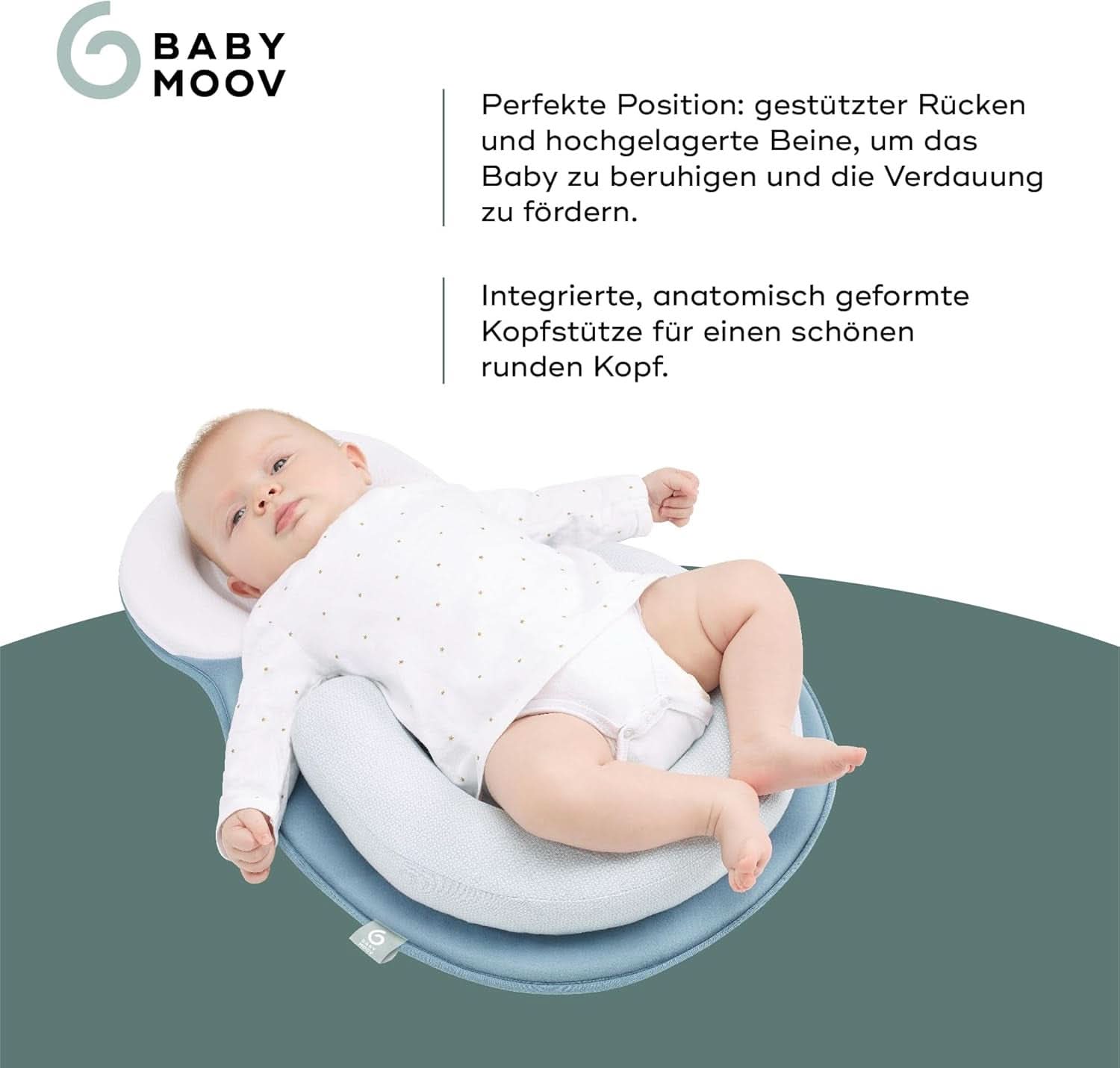Babymoov Cosydream Mosaic Poduszka pozycjonująca dla niemowląt łagodząca kolki i zapobiegająca plagiocefalii, 0-3 miesięcy Akcesoria Żywność i karmienie piersią Sklep Bebe Naty