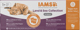 IAMS Delights Land & Sea Collection Mokra karma dla kotów - asortyment mięs i ryb Opakowanie zbiorcze w sosie, mokra karma dla kotów od 1. roku życia, 72 x 85g