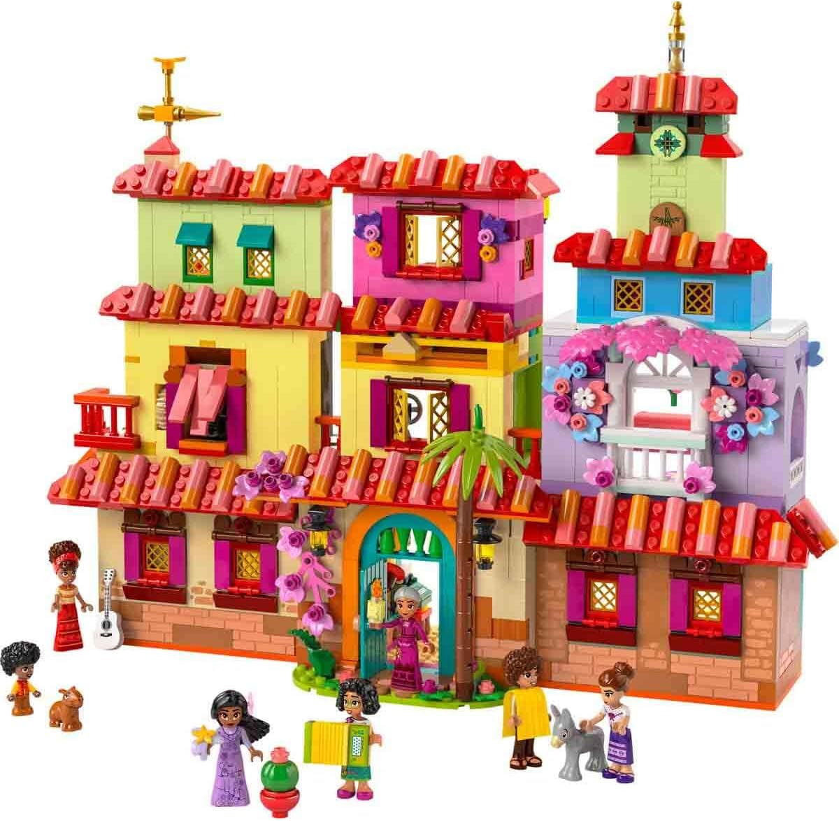 LEGO® Disney Encanto Magiczny dom madrygałów Domek dla lalek dla dzieci z Mirabel Play Zabawka do budowania figurek dla dziewcząt i chłopców od 7 lat 43245 Zestawy do budowania Besuche w sklepie LEGO