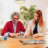Ravensburger Puzzle 12001369 - Kolibry i motyle - 200 elementów puzzle dla osób starszych i seniorów z większymi elementami, uchwytem, dużym szablonem obrazu i podstawą puzzli Naty Shop