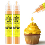 Barwnik spożywczy w żelu - HXDZFX 2×30ml, barwnik spożywczy bez cukru, silnie skoncentrowany, do dekoracji ciast, białej fondantu, makaroników, ciasteczek, wypieków, pisanek, śluzu (fiolet winogronowy)