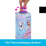 Mattel Disney Zestaw lalek Elsa Fashion Queen Ice, Spin & Reveal z 11 niespodziankami, w tym 5 akcesoriów, 5 naklejek i sceną do zabawy, inspirowaną filmem Disneya, HTG25 Naty Shop Dolls