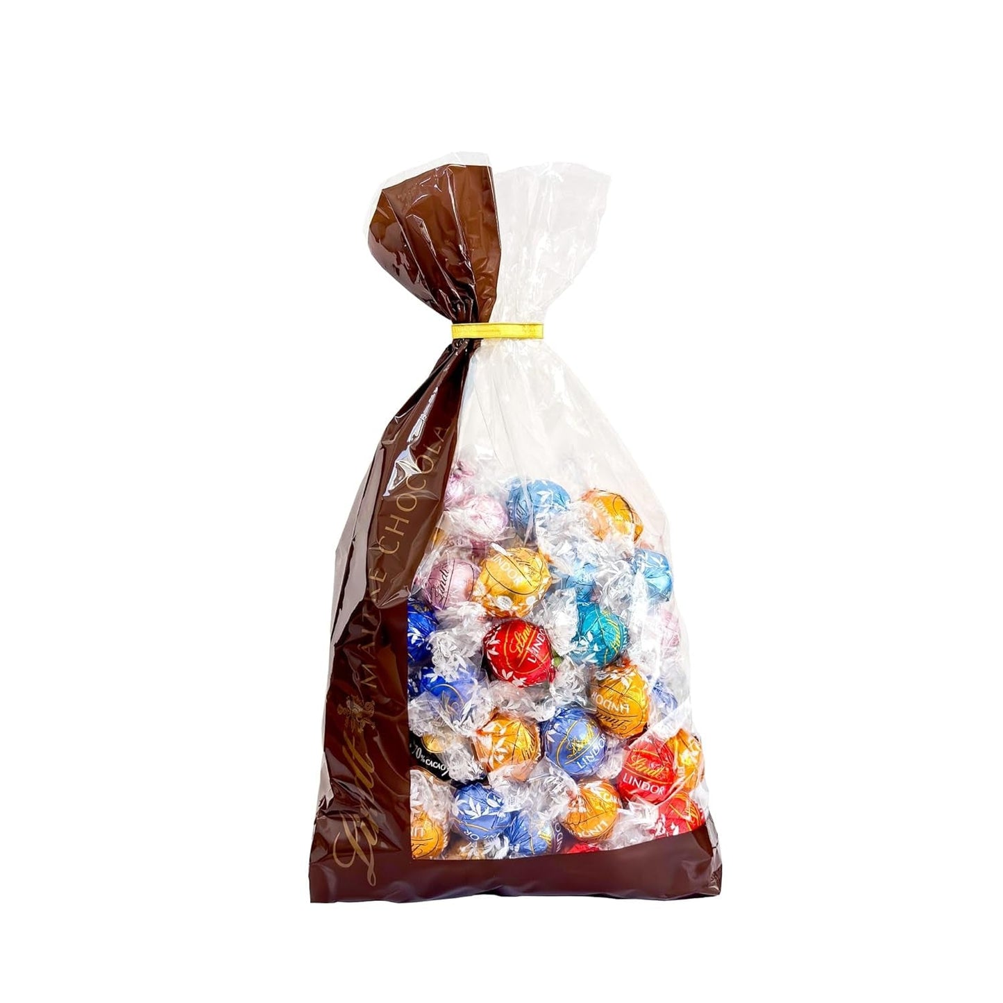 Czekolada Lindta | Asortyment LINDOR | 1371g | 110 trufli w delikatnej czekoladzie z rozpływającym się w ustach | Prezent w postaci czekolady do dzielenia się