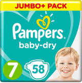 Pieluszki Pampers 81657566 Spodnie Baby-Dry, białe