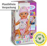 BABY Born Lena (dziewczynka) 36 cm, lalka z 7 funkcjami dla dzieci od 1 roku, działa bez baterii, duża lalka 36 cm, 834596 Zapf Creation, różowe lalki Naty Shop
