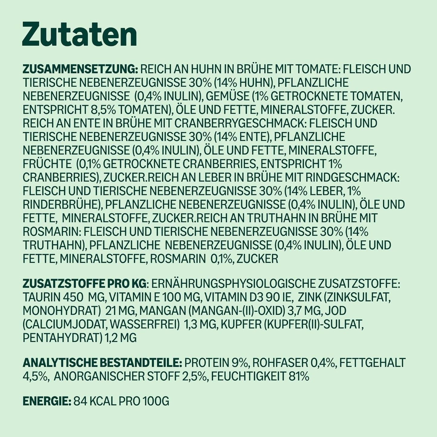 Amazon Grain Free Mokra karma dla kotów dorosłych dla dorosłych kotów Wybór mięsa w bulionie 4,76 kg 56 opakowań po 85 g (dawniej dożywotnia)