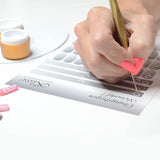 Übungsbögen Nageldesign Nailart (Grundlagen) 3Er Set Übungsbogen Starterset Übung Schulung Tipps Nagelset Nagelart Zubehor Zubehör Nail Art Zum Lernen Ohne Naklejki Naklejki Folie Brush Stamper ÜB001