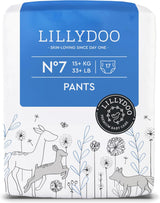Spodnie LILLYDOO przyjazne dla skóry, rozmiar 5 (12-17 kg), opakowanie miesięczne (105 sztuk)
