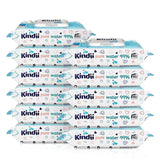 Kindii Feuchttücher Für Babies Und Kinder Pure Water 99% - 99%Ige Zusammenzeit Auf Wasserbasis - Alantoina - Unparfümiert - Dermatologisch Getestet - Für Empfindliche Haut - 720 Stück - 12X60 Stück Naty Shop