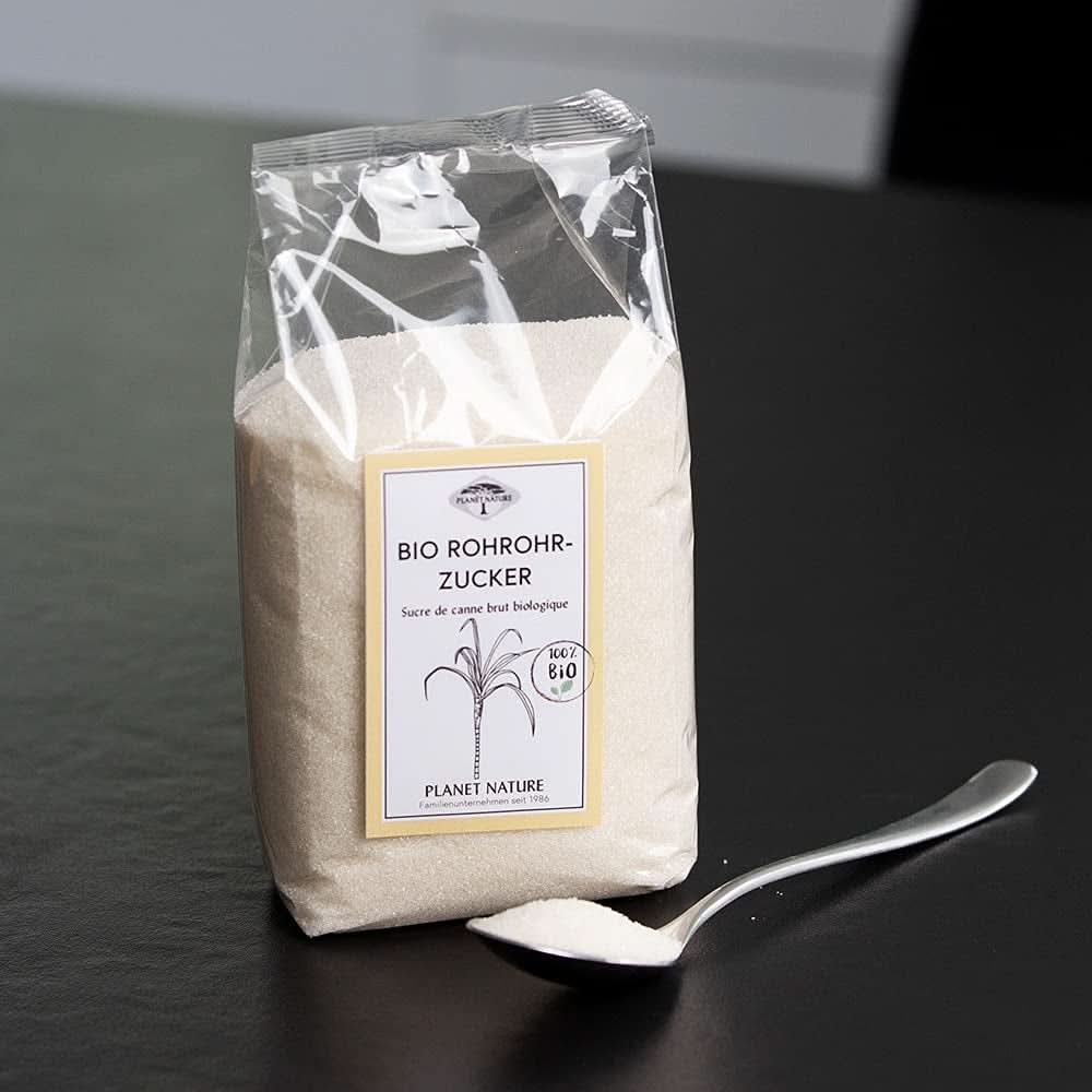 Surowy organiczny cukier trzcinowy, 1 kg Słodziki Naty Shop