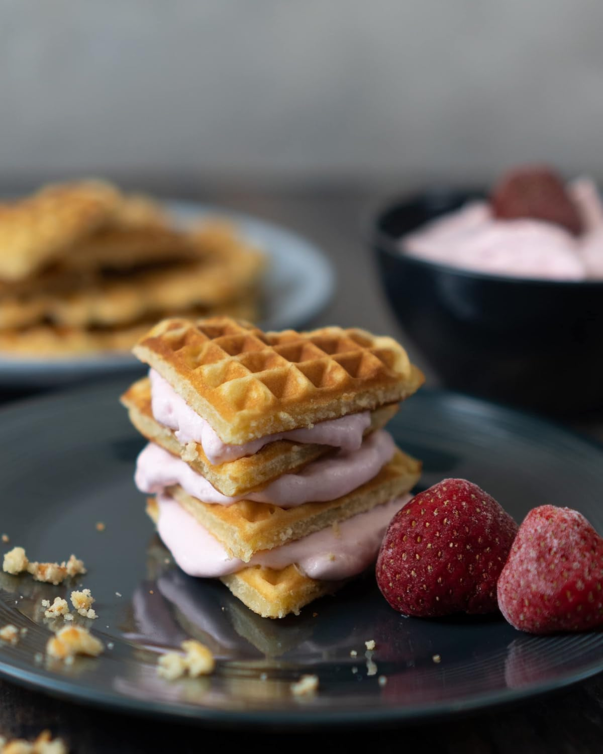 RUF Waffel-Mix, Großpackung, Grundmischung Zur Herstellung Von Waffeln Im Waffeleisen, Für Großküchen, Kantinen, Hotels Und Restaurants, 1 X 2500G Mieszanka do pieczenia i gotowania Naty Shop