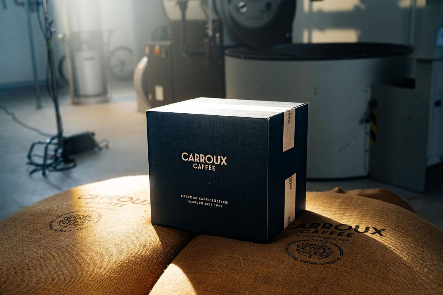 CARROUX Crema kawa ziarnista (6 x 500g) - Kawa ziarnista Premium z Hamburga - Świeżo palona tradycyjnie