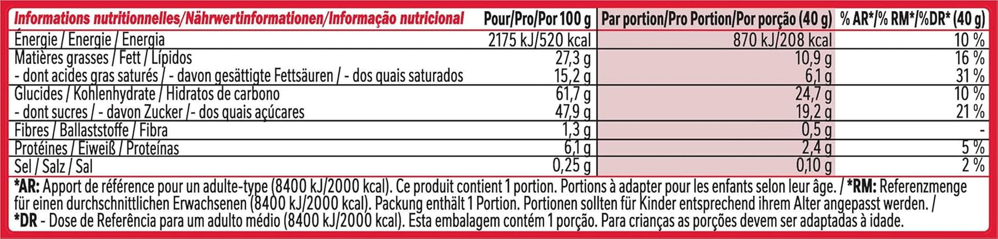 Nestlé Chunky Funky, chrupiący wafelek w mlecznej czekoladzie, opakowanie 24 szt. (24 x 40 g)