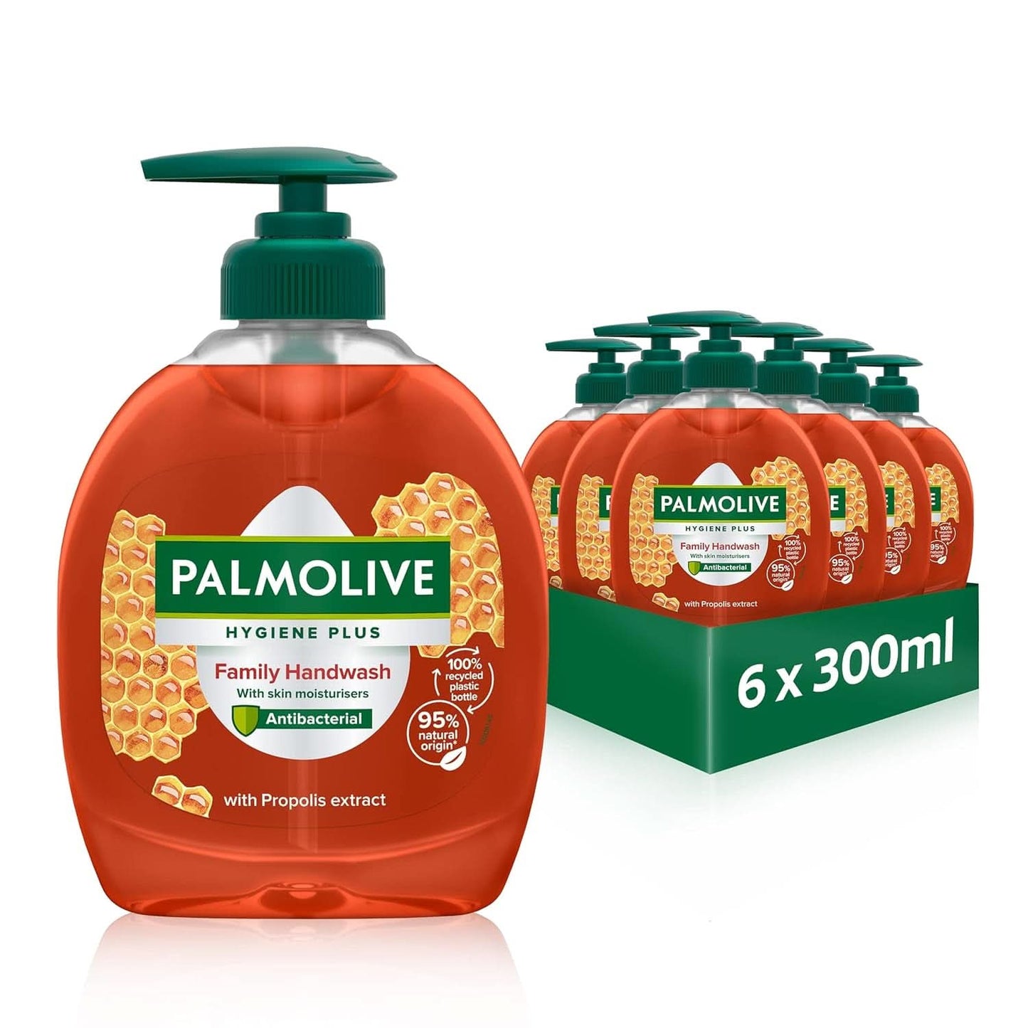 Palmolive, Mydło w płynie do delikatnego mycia rąk, zestaw 6 x 300 ml Prysznic i kąpiel Naty Shop
