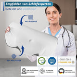 IDEA Poduszka przeciwbólowa szyi Poduszka ortopedyczna z pianki memory Poduszka ergonomiczna poduszka pod szyję zapewniająca optymalne wsparcie Poduszka przeciw chrapaniu Poduszka ortopedyczna do spania na boku, plecach i brzuchu Poduszki ortopedyczne odcinka szyjnego Naty Shop