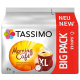 Tassimo Kapseln Moring Café XL Mocny i intensywny, duże opakowanie, 5 x 21 podkładek, 105 Kaffeekapseln