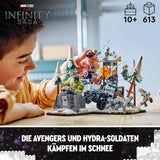 LEGO Marvel Avengers Assemble: Age of Ultron, zestaw do budowania i zabawy z 8 minifigurkami superbohaterów, takich jak Thor, Hulk i Iron Man, zabawka do budowania dla chłopców i dziewcząt, zestaw przygodowy 76291 Zestawy do budowania Kup w sklepie LEGO