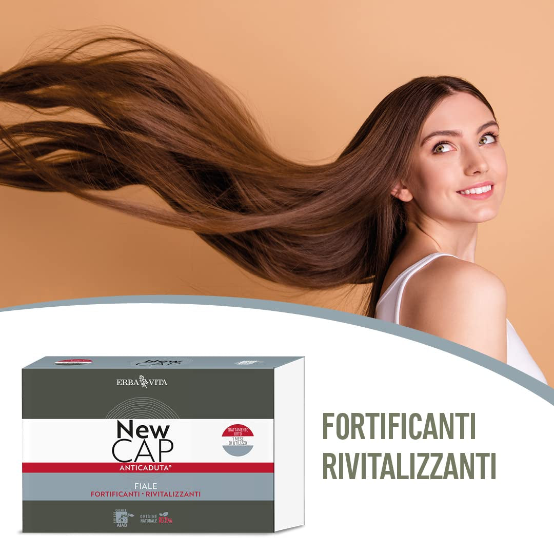 Newcap Anti-Fall Ampoules Kosmetyk do włosów słabych, 12 ampułek Pielęgnacja włosów Naty Shop