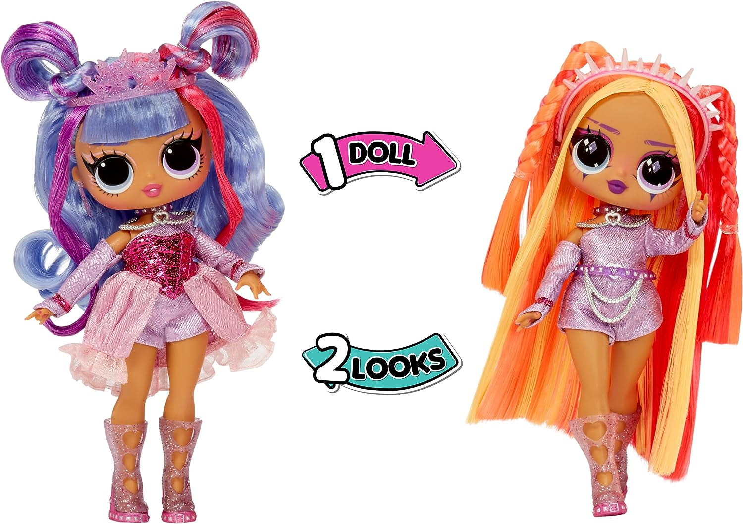 LOL Surprise Tweens Surprise Swap Series - Buns-2-Braids Bailey - Modna lalka z ponad 20 niespodziankami, w tym głową do stylizacji oraz fantastycznymi akcesoriami i strojami - dla dzieci w wieku od 4 lat