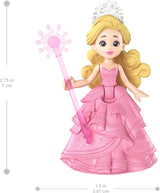 Mattel Universal Pictures Evil Glinda pływająca bańka, inspirowana filmem mini lalka Glinda i zestaw pojazdów, JFM25, [wielokolorowy]