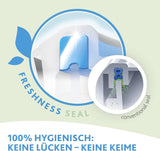 Emsa 515585 Klips do żywności i zamykanie | 3-częściowy zestaw | plastik | przezroczysty / zielony | Pudełka do przechowywania żywności Naty Shop o pojemności 0,55 / 1 / 2,2 litra