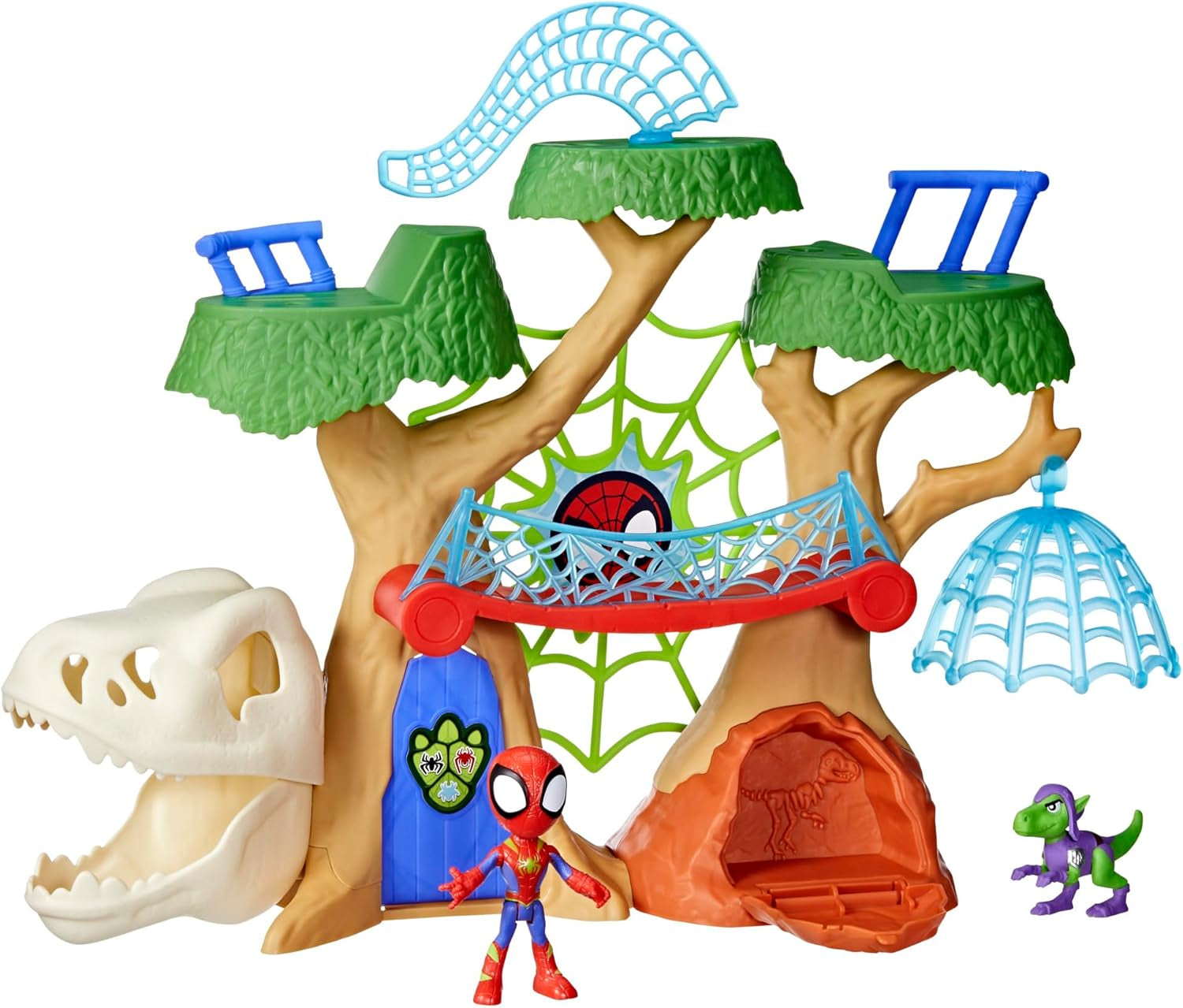 Marvel Spidey i jego super przyjaciele Dino Treehouse Zestaw superbohaterów Figurki Naty Shop Domyślny tytuł