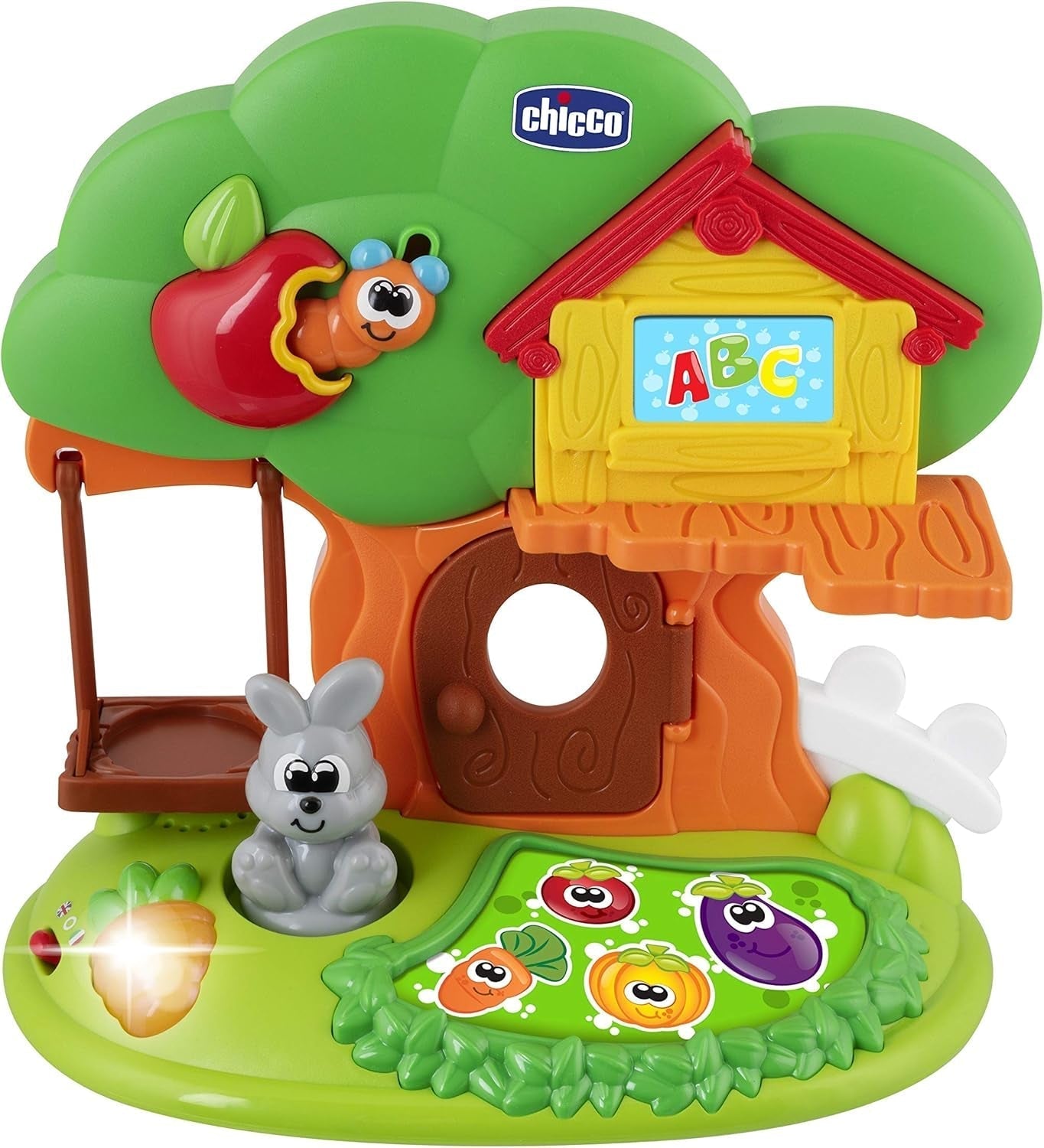 Chicco - Bunny House, zabawka elektroniczna, zestaw do zabawy, wiek 1-4 lata. Zabawki dla niemowląt Naty Shop