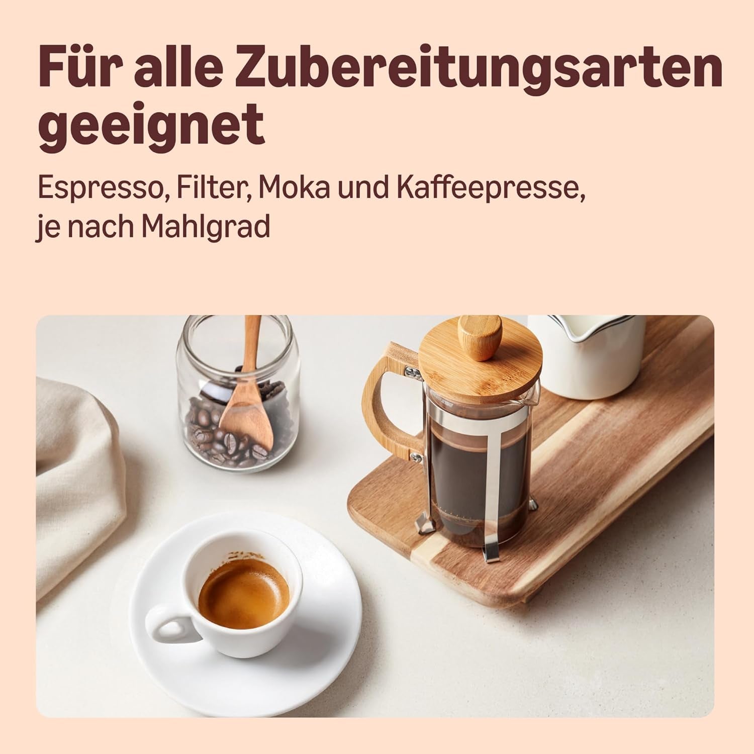 by Amazon Espresso Crema Röstkaffee Ganze Bohnen, 1kg (2 opakowania po 500g), Rainforest Alliance-Zertifizierung