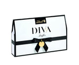 Lindt - DIVA Pralinés, cukierki czekoladowe w 4 pysznych asortymentach Naty Shop 114 gramów Clutch