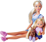 Simba Steffi Love Rabbit Family 12cm 29cm Klatka dla królików Zagraj w lalkę i lalkę z dwoma królikami, wiek 3+