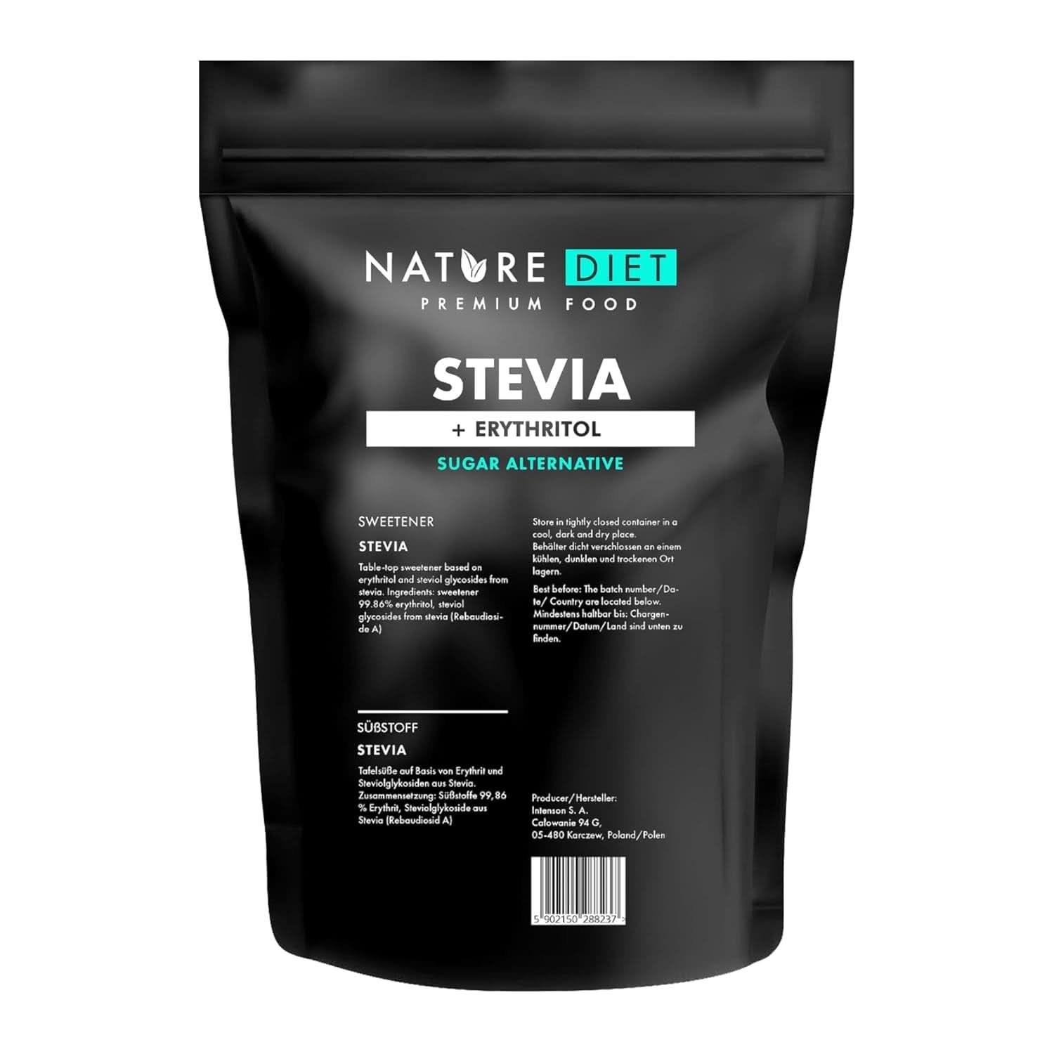 Organiczny cukier kokosowy o smaku karmelowym, 1,5 Kg Słodziki Naty Shop