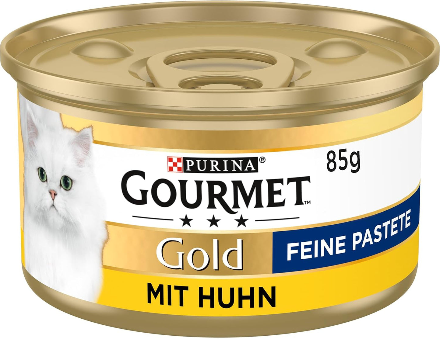 Gourmet Gold Fine Paste Katzenfutter nass, mit Huhn, opakowanie 12er (12 x 85g)