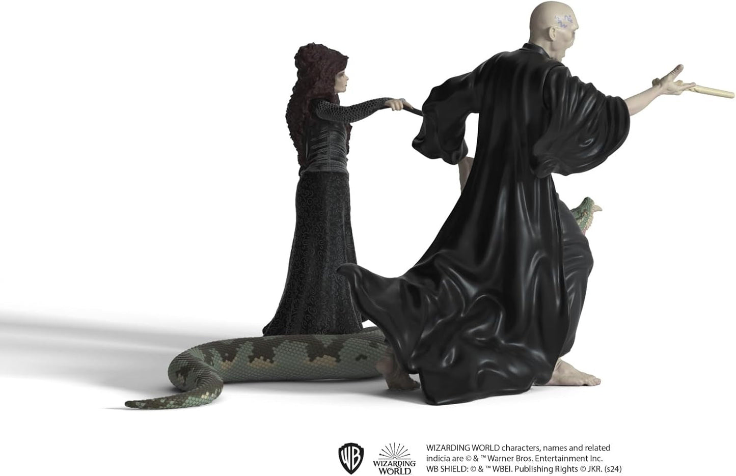 Schleich 42684 Lord Voldemort, Nagini i Bellatrix Lestrange, od 6 lat, HARRY POTTER - figurka do zabawy, 21 X 16 X 18 cm Figurki Naty Shop