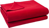 Zoeppritz Decke in Der Farbe: Rot, Aus 65% Poliester, 35% Wiskoza Hergestellt, Grubość: 160X200 Cm, 103291-235-160X200