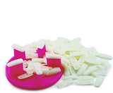 Plastikowy uchwyt na końcówki do sztucznych paznokci praktyka plastikowa rama krzesła wystawowego uchwyt w kształcie lotosu 100 sztucznych paznokci narzędzia do paznokci akcesoria do paznokci