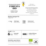 Kawa Gorilla Foresta, opakowanie podwójne, 2 x 1 kg, palone ziarna | Mieszanka arabiki, całe ziarna | W pełni automatyczny ekspres do kawy z kolbą | Kawa espresso
