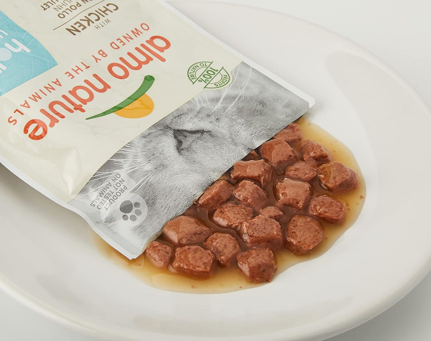 Almo Nature Functional Urinary Help - Mokra karma dla dorosłych kotów o smaku ryby i kurczaka - Wspomaga zdrowie dróg moczowych - 6 saszetek po 70 g