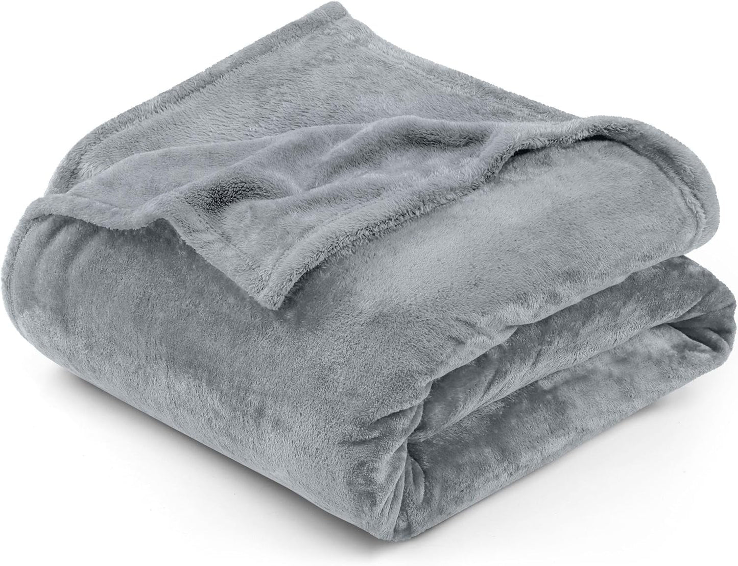 Pościel Utopia Kuschelige Fleecedecke [228X228 cm, szary] Weiche, Leichte, Warme Flauschige Decke Kuschelige Und Atmungsaktive Decken FÃ¼r Bett Sofa Couch