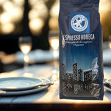 100% naturalna kawa ziarnista Arabica 1kg – Intensywnie palona kawa espresso z mieszanką pochodzenia kolumbijskiego i brazylijskiego – Sprawiedliwy Handel.