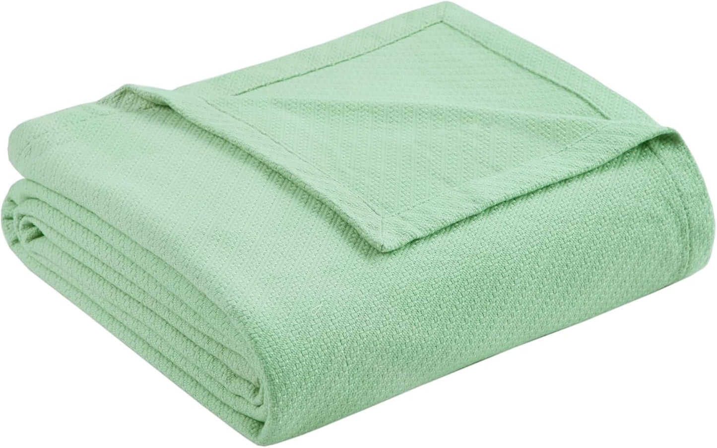 Madison Park Luksusowa bawełna w płynie Wysokiej jakości miękki i wygodny 100% bawełniany ring-spun Koc na kanapę lub kanapę Blush Full/Queen Naty Sklep z kołdrami i kołdrami Morska pianka Full/Queen