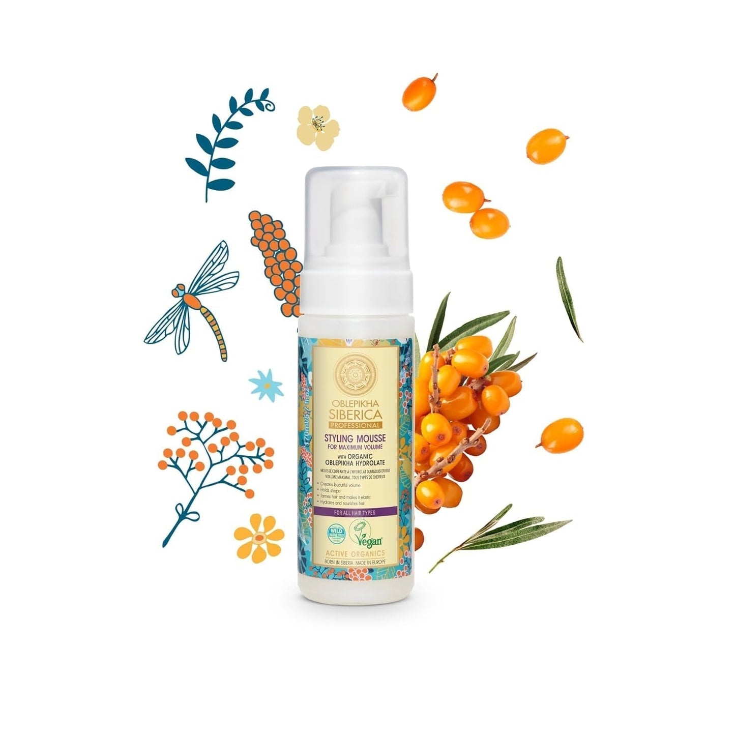 Natura Siberica Oblepikha Maska do włosów mocno zniszczonych, 1 opakowanie (1 x 170 ml) Naty Shop maska do włosów