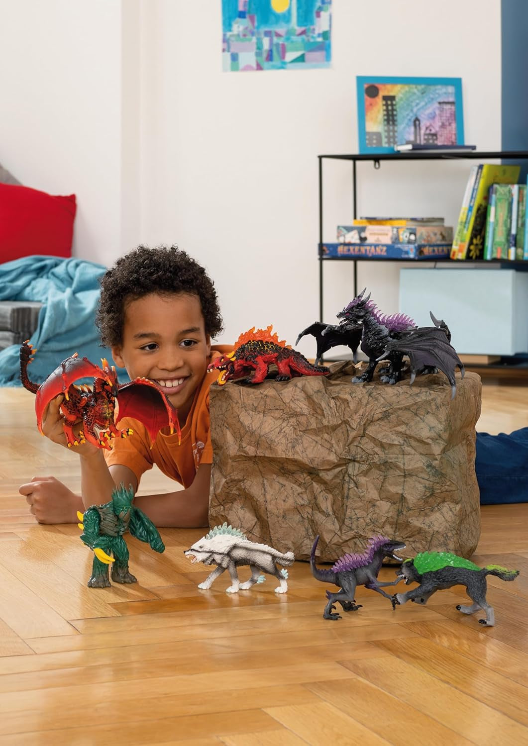 STWORZENIA ELDRADOROWE Schleich | Władca dżungli 70151 | Figurka potwora ELDRADOR Schleich z obrotową głową i ruchomymi ramionami | Świetny prezent dla dzieci | Od 7 lat | 14 X 7 X 114 cm Figurki Naty Shop